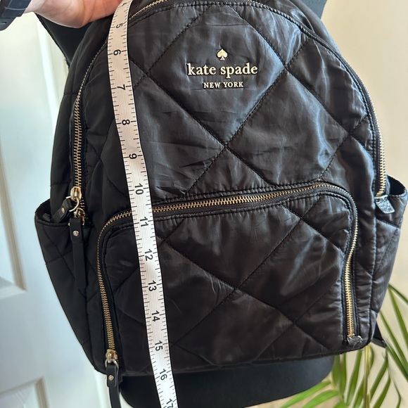 Kate Spade Black Quilted Backpack - Picture 16 of 16